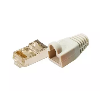 Conector de cabo LogiLink MP0011 CAT5e 100 unid. cinzento