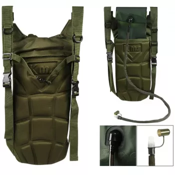 Mochila militar de hidratação Extralink 3L com bexiga de água