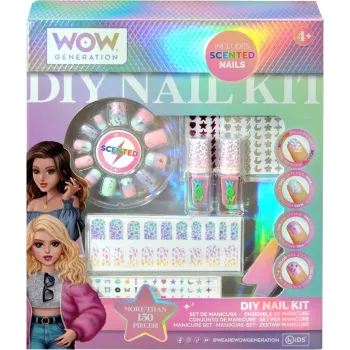 Conjunto de manicure para crianças Euroswan WOW00017 - kit de cuidado de unhas perfumado