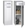 Armário de casa de banho top e shop NEL V DS BIEL POŁ — autónomo, 3 prateleiras, 300×300×850 mm, estrutura branca