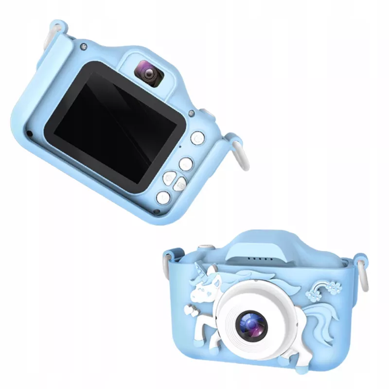 Máquina fotográfica infantil Extralink H29 Single azul, 1080P 30fps, ecrã digital de 2.0