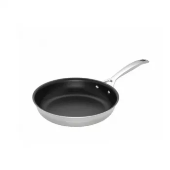 Frigideira revestida de 3 camadas 24 cm aço inoxidável