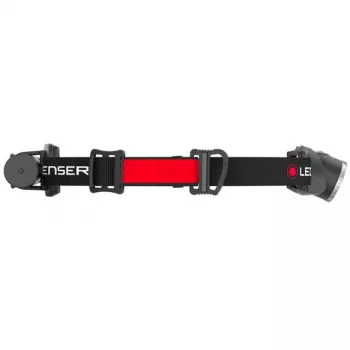 Lanterna frontal Ledlenser H8R preta, vermelha LED