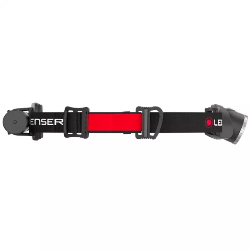 Lanterna frontal Ledlenser H8R preta, vermelha LED