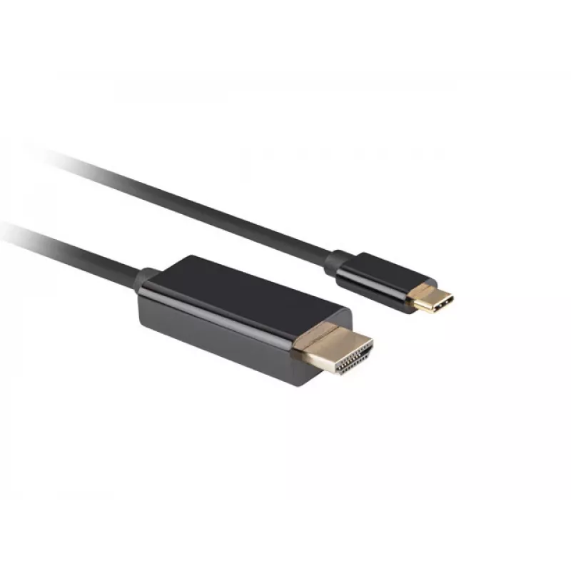 Cabo adaptador de vídeo LANBERG CA-CMHD-10CU-0030-BK, USB Type-C para HDMI 2.0, 3 m, 18 Gbit/s, 4K
