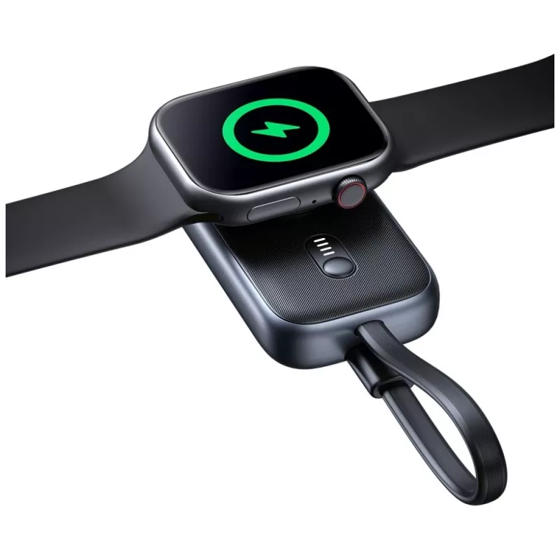 Powerbank usams CD245SBWXC02 1200mAh para Apple Watch – carregador portátil