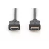 Cabo de ligação HDMI High Speed Assmann, Type-A M/M, 5,0 m, com Ethernet, anteriormente HDMI 1.4, UL, preto, dourado (AK-330114-050-S)