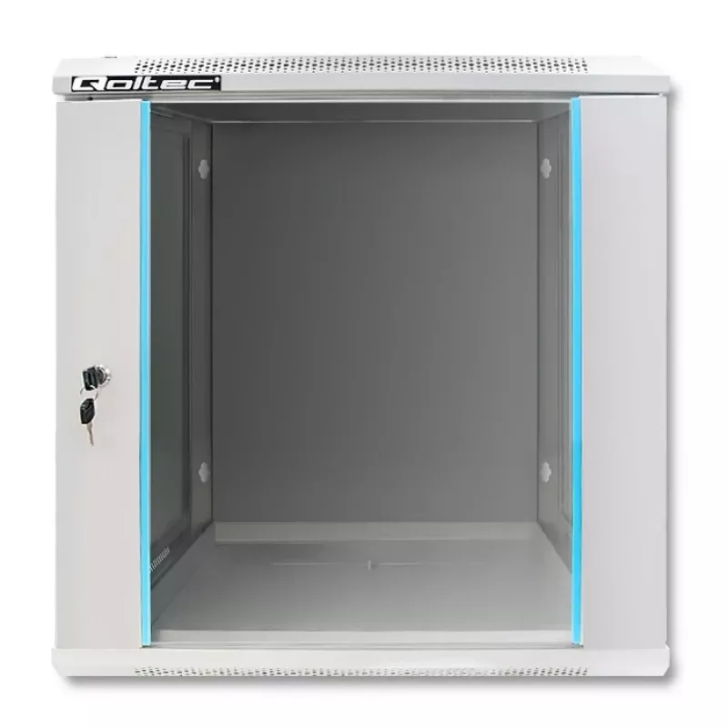 Armário rack QOLTEC 19 polegadas 12U modelo 54485 — caixa de rede/servidor