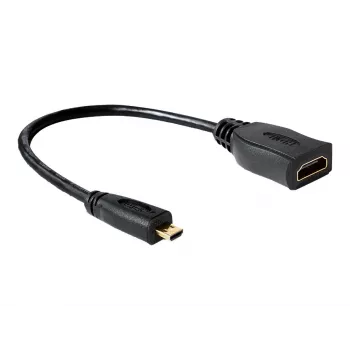 Cabo HDMI DeLOCK 65391 0,23m tipo A para tipo D Preto