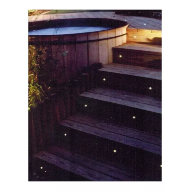 Synergy 21 S21-LED-L00024 Adequado para interior/exterior para interior foco de encastrar 0,6 W preto - prateado ponto de luz