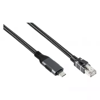 Good Connections Cabo Ethernet USB-C RJ45, antracite, 0,5 m