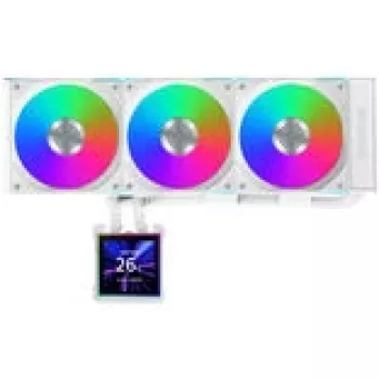 Refrigerador líquido CPU Lian Li HydroShift II LCD-S 360mm AiO com RGB e ecrã LCD