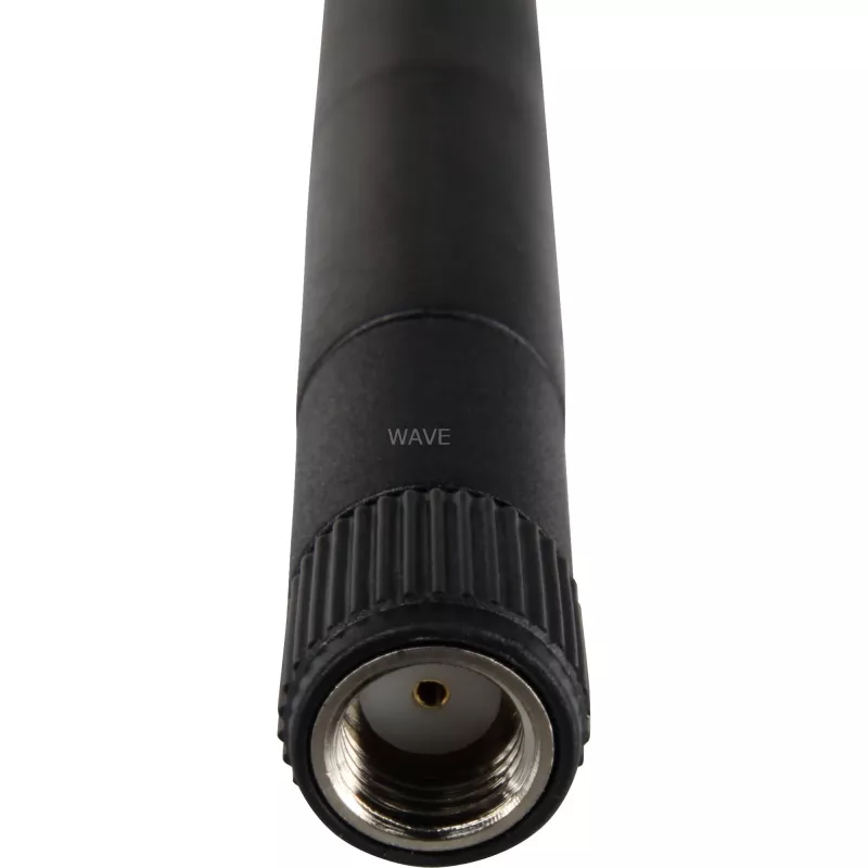 Delock 88339 antena Wi-Fi 802.11 b/g/n, RP-SMA, 2 dBi, omnidirecional, com articulação basculante, preta