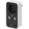 Temporizador digital Brennenstuhl 1506180 – temporizador programável, carga máx. 3000 W, IP20
