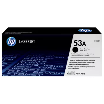 Toner HP Cartridge N.º 53A Preto Q7553A 3000 páginas