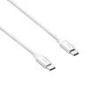 Cabo USB-C para USB-C Akyga AK-USB-41, USB 2.0, 60 W, 1,8 m, branco