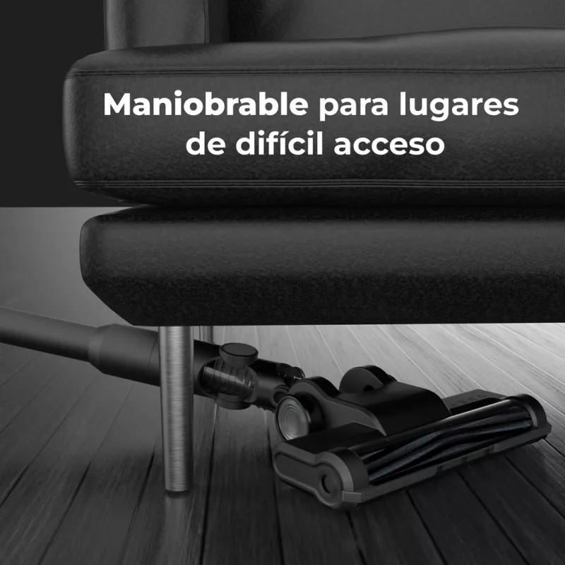 Aspirador de pó seco com bateria AENO SC1 MIF sem saco 120 W preto, cinzento 2200 Ah