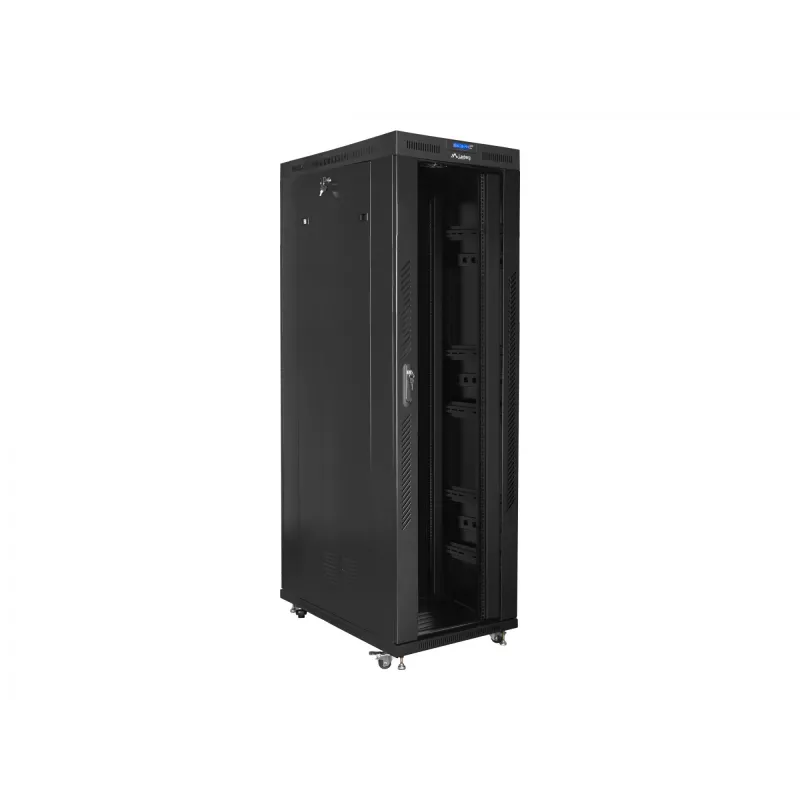 Armário rack Lanberg FF01-8242-12BL 42U armário autónomo preto
