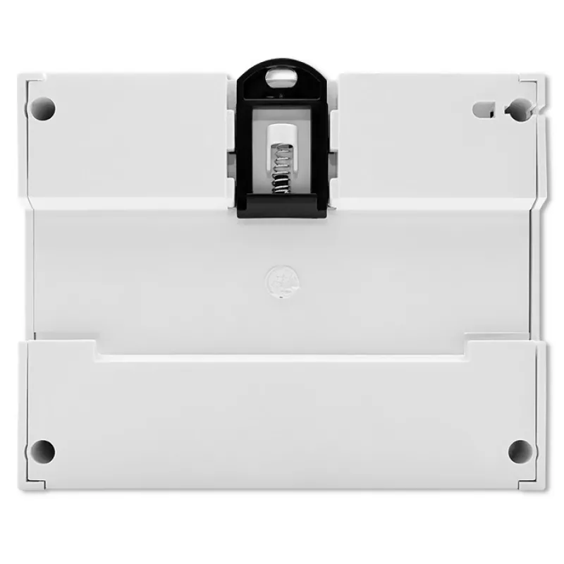 Contador eletrónico bidirecional trifásico Qoltec | Contador de consumo de energia para calha DIN | 400V | 100A | LCD | 4P
