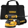 Lixadora excêntrica DeWalt DWE6423-QS, 280 W, 8.000–12.000 OPM, 2,6 mm de curso de lixagem, 1,28 kg
