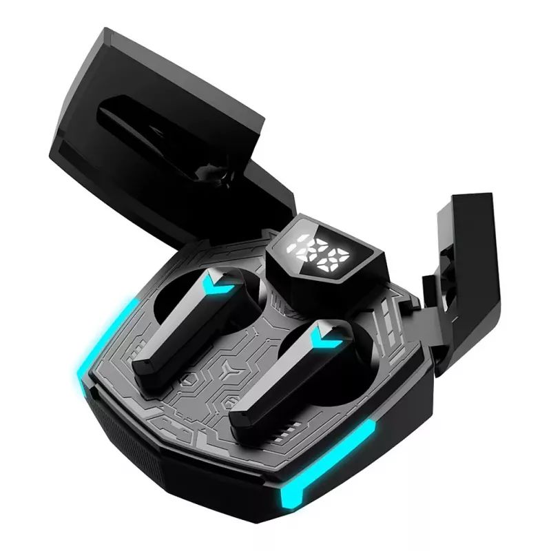 Auscultadores Canyon GTWS-2 sem fios Ear-Hook Gaming USB Type-C Bluetooth com dock de carregamento Preto (CND-GTWS2B)