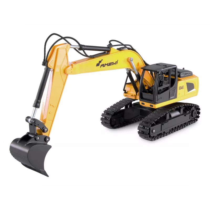 Conjunto Amewi 2 em 1 reboque e escavadora G836E/G041E 1:24 RTR
