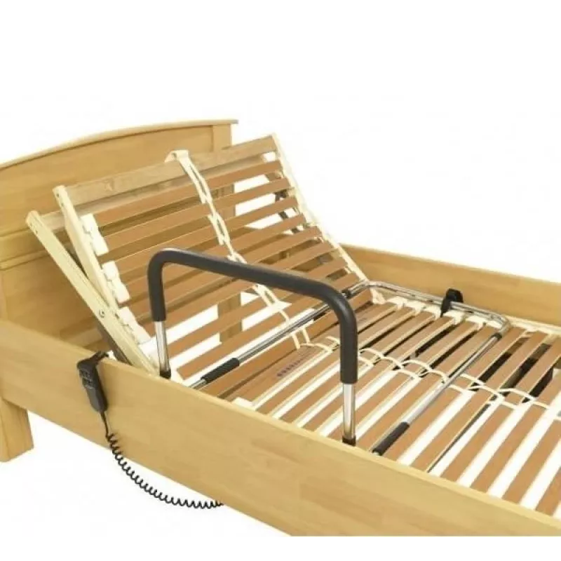 Grade de cama com altura ajustável para apoio de cama médica
