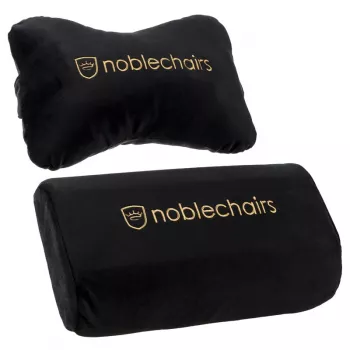 noblechairs conjunto de almofadas para EPIC/ICON/HERO/LEGEND – preto/dourado