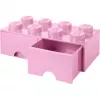 LEGO Brick Drawer 8 rosa, caixa de arrumação rosa