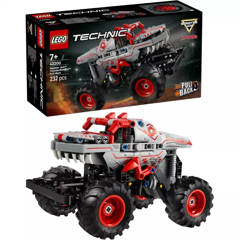 LEGO TECHNIC 42200 Monster Jam™ ThunderROARus™ com motor de retrocesso