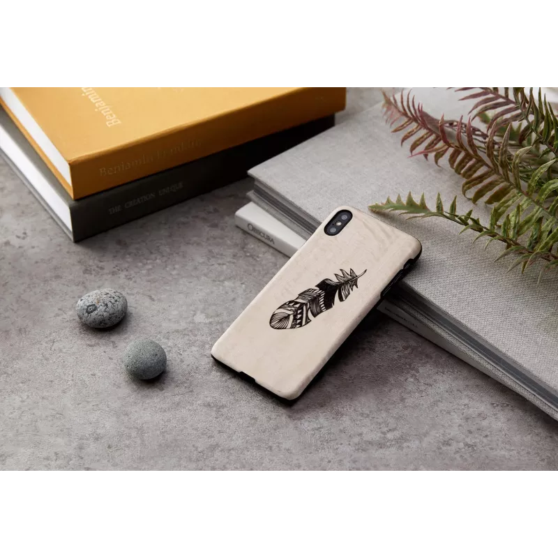 Capa para smartphone man and wood para iPhone XS Max Indian preto