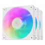 DeepCool FD12 ARGB WH R-FD12-WHAPN3-G ventoinhas para caixa, 120 mm, 3 unidades, brancas