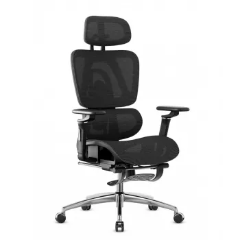 Cadeira de escritório mark adler Expert 7.9 preta – cadeira giratória ergonómica, tecido preto, modelo MA-EXPERT 7.9 preto