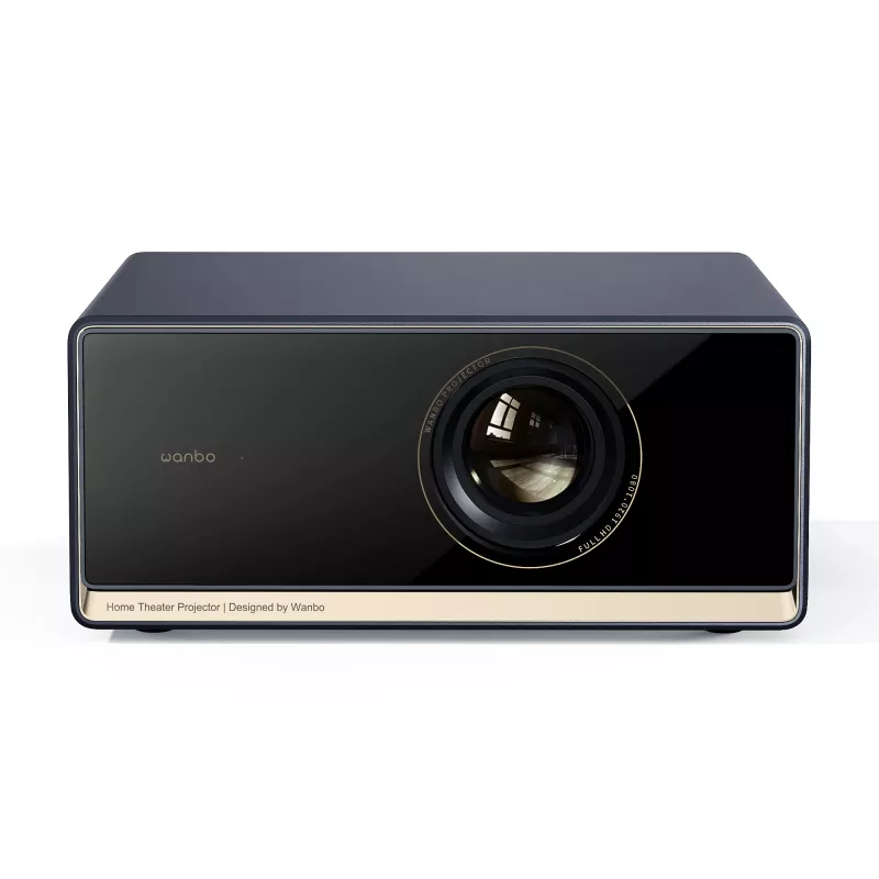 Projetor WANBO X5 Pro — 1100 lúmenes ANSI, LCD, 1080p (1920x1080), 16:9, HDR10, Google TV, azul