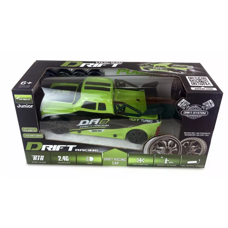 Carro de corrida on-road Amewi 21101 motor elétrico 1:18 1200 mAh