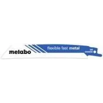 Folha de serra sabre Metabo FLEXIBLE FAST METAL para metal, tubos, chapa, perfis 5 unidades comprimento 1