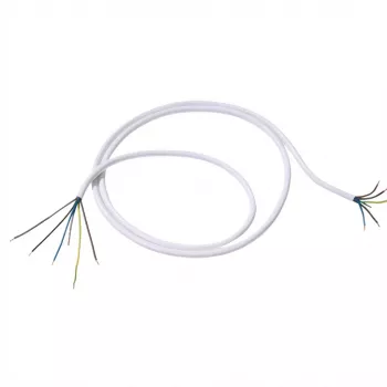 Cabo de alimentação Bachmann 119.280, branco, 1,5 m, 250 V, 16 A