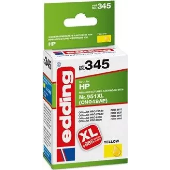 EDDING Tinte 18-345 como HP n.º 951XL CN048AE amarelo - Tinte - Yellow