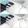 4smarts 541024 Cabo USB 1,2 m USB A/USB C USB C/Micro USB-A/Lightning branco (541024)