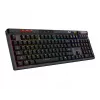 Teclado gaming mecânico MSI Strike Pro W Silent layout US iluminação RGB, com fios, interruptores táteis Silent