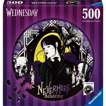 Puzzle redondo Wednesday (500 peças)