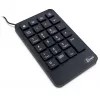 Teclado numérico Inter-Tech KB-120 Universal USB preto
