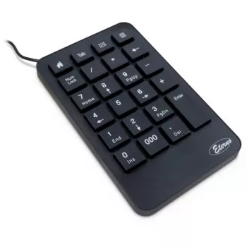 Teclado numérico Inter-Tech KB-120 Universal USB preto