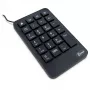 Teclado numérico Inter-Tech KB-120 Universal USB preto