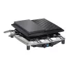 Steba RC 4 Plus Deluxe Chrome grelhador raclette, aço inoxidável/preto