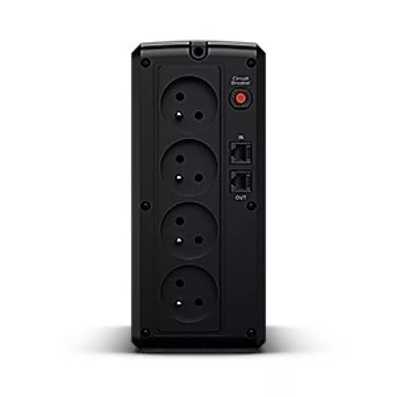 Fonte de alimentação ininterrupta CYBERPOWER UT1050EG-FR, Line-Interactive 1,05 kVA (630 W), 4 saídas Type-E, AVR, USB, RJ-45