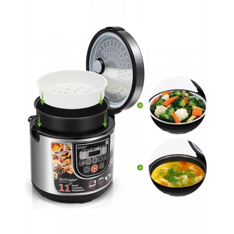 Panela multifunções Forme FMC-5101 com capacidade de 5 litros e 860 W de potência