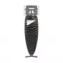 Tábua de passar a ferro tamanho grande Taurus 994178000 – 410 x 1250 mm, altura ajustável até 930 mm, revestimento de algodão, preto