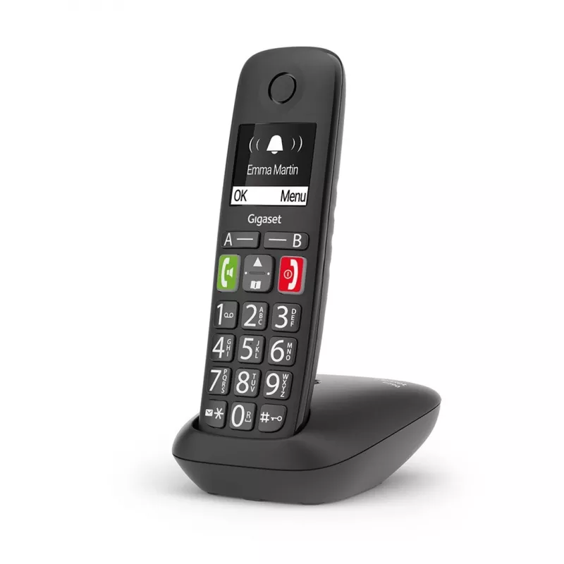 Gigaset E290 telefone sem fios, preto
