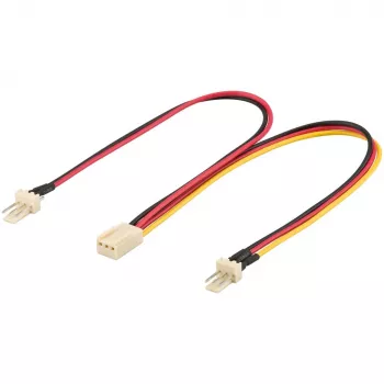 Wentronic Goobay Cabo de alimentação interno para PC – 2x ficha de 3 polos > conector fêmea de 3 polos (93880)